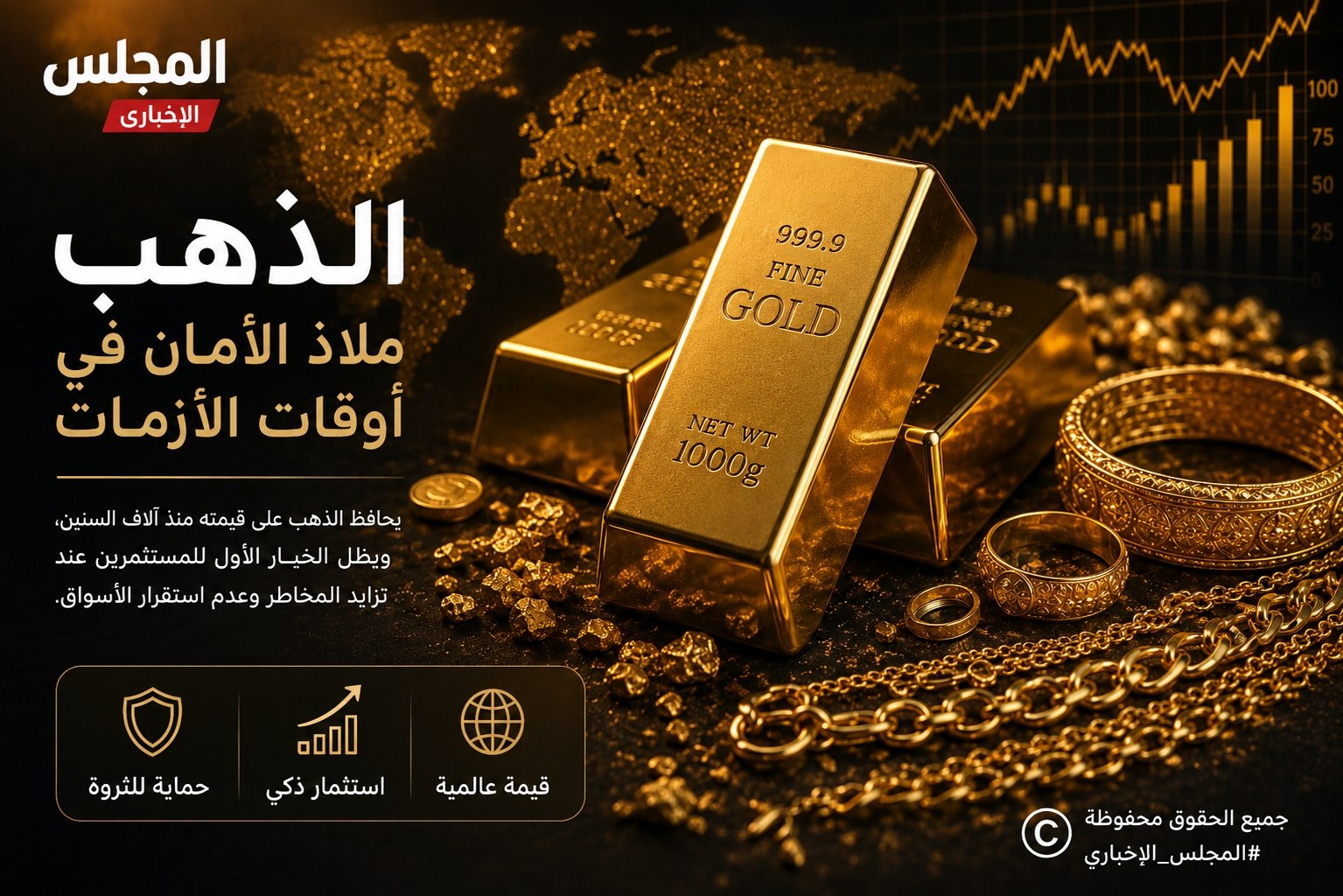 لماذا يرتفع الذهب؟ الأسباب الحقيقية وراء صعود أسعار المعدن الأصفر